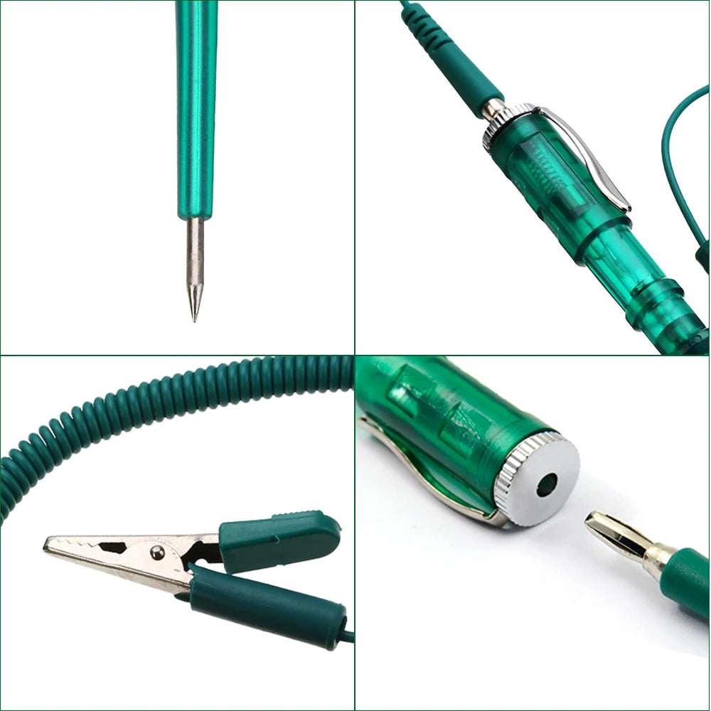 High Quality Auto Circuit Tester Truck Voltage Tester Circuit DC 6V 12V 24V Auto Circuit Tester Auto Diagnostic Probe Test Pen