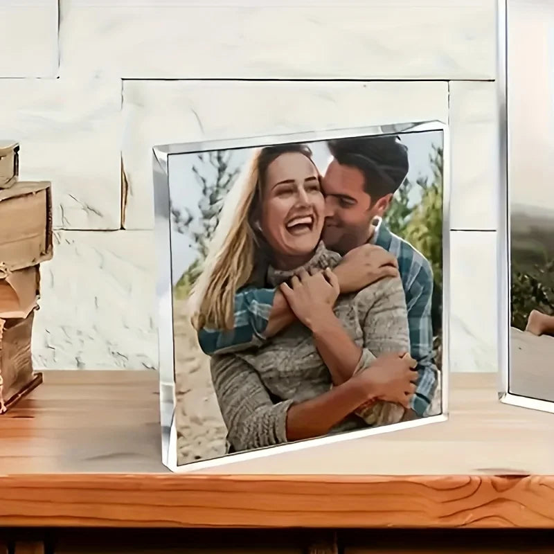 Personalized Acrylic Photos Custom Decoration Desktop Keepsakes Acrylic Photo Frames Home and Office Decor Personalized Photos