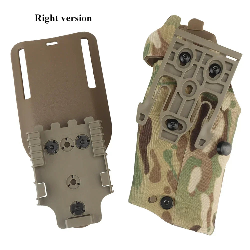 Tactical Gun Holster Glock17 Gen4 with X300 X300U Flashlight Quick Release Drop Leg Holsters Right Left Hand Pistol Gun Carry