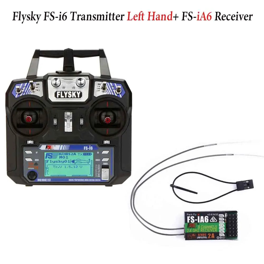 Flysky FS-i6 FS I6 2.4G 6ch RC Transmitter Controller FS-iA6 / FS-iA6B Receiver For RC Helicopter Plane Quadcopter Glider