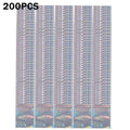 10-200PCS Laser Ziplock Bag Necklace Earrings Jewelry Gift Packing Bags Cell Phone Cases Colorful Packing Bags Kitchen Organizer