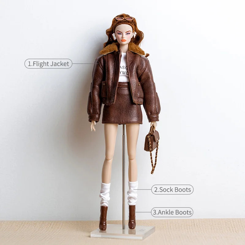 2026 New Xianxian Doll Clothes Set High-end Wear Suit Coat Top Skirt Princess Exquisite Makeup Dress Up Toys Doll Accessories