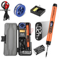 USB Soldering Iron Set Wireless Charging Electric Soldering Iron Type-C Interface Adjustable Temperature Welding Repair Tools