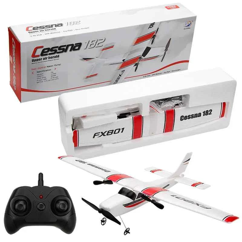 RC Airplane Cessna 182 Fixed Wing RC Foam Airplane Model Airplane Toy Glider