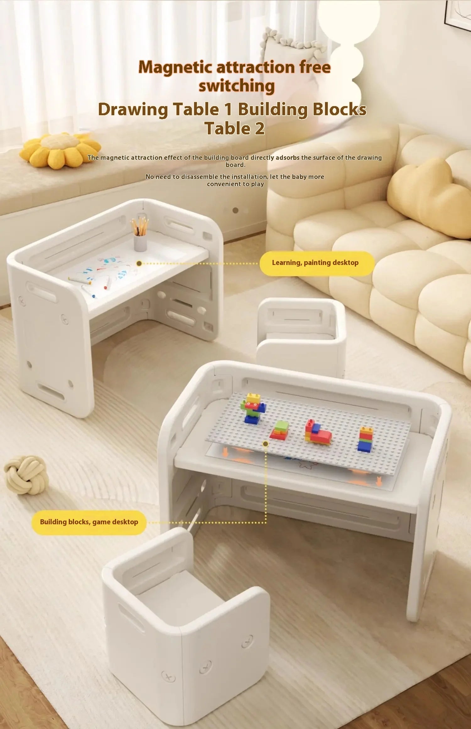 Children Desk Kids Furniture Study Domestic Table Small Desk Children's Bedroom School Appliance Biurko Dla Dziecka Set Desk