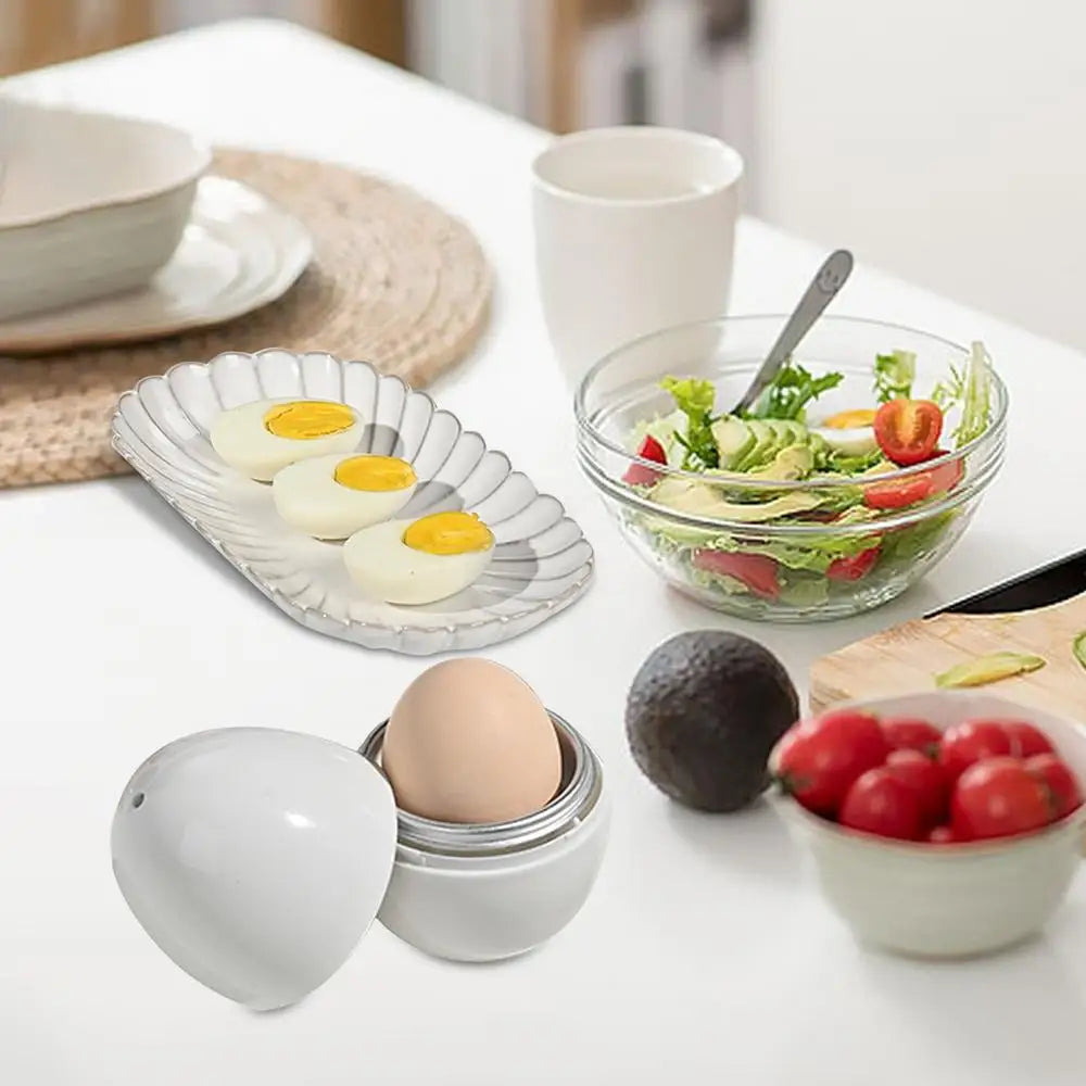 Microwave Egg Steamer Microwave Boiled Egg Maker Rapid Egg Cooker for Hard Soft Boiled Egg Egg Boiler Kitchen Gadgets