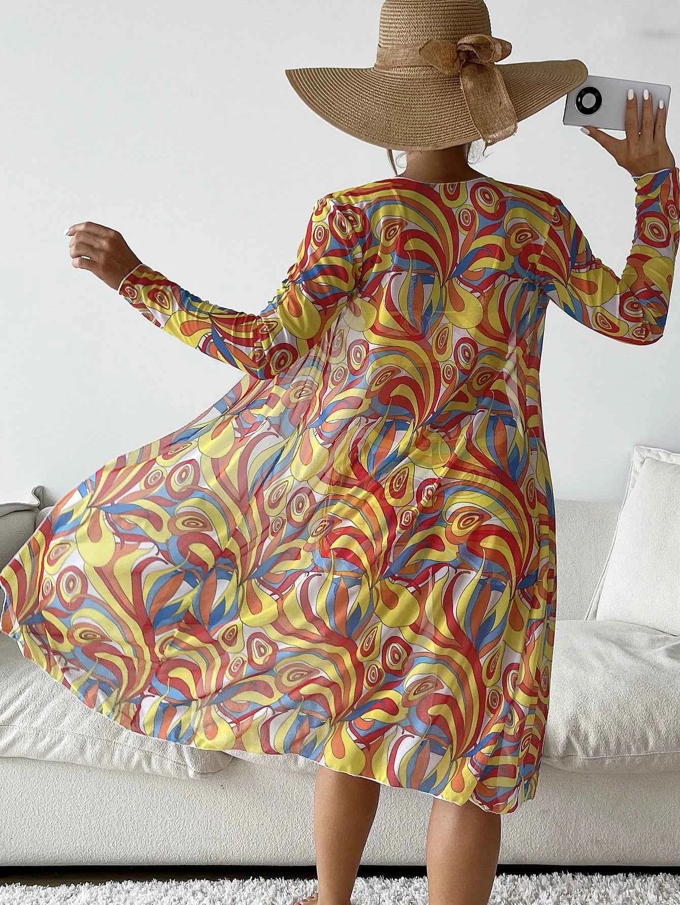 Sexy Print Bikini 2026 Women High Waist Swimsuit Cover Up Swimwear Female Lady Bathing Suit Swimming Summer Beachwear
