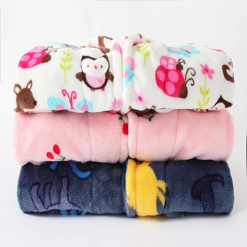 Children Flannel Pajamas Robe Autumn and Winter Kids Sleepwear Children Nightgown Soft Pajamas for Girl Boys Bathrobe 4-16 Years
