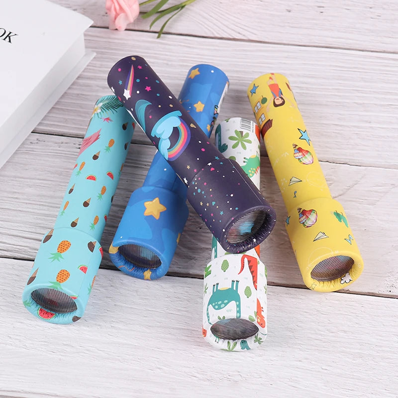 Interactive Logical Rotating Kaleidoscope Magic Classic Educational Toys for Kids Imaginative Cartoon Children Toys