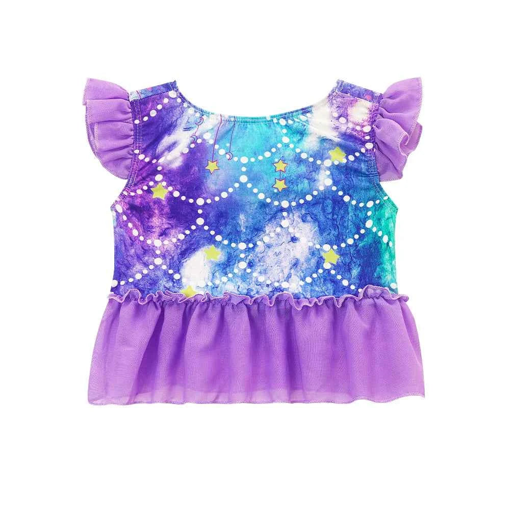 3PCS Mermaid Tails Swimwear Set for Swimming Girls Princess Bathing Suit Sets Kids Mermaid Swimsuit Swimable Costume
