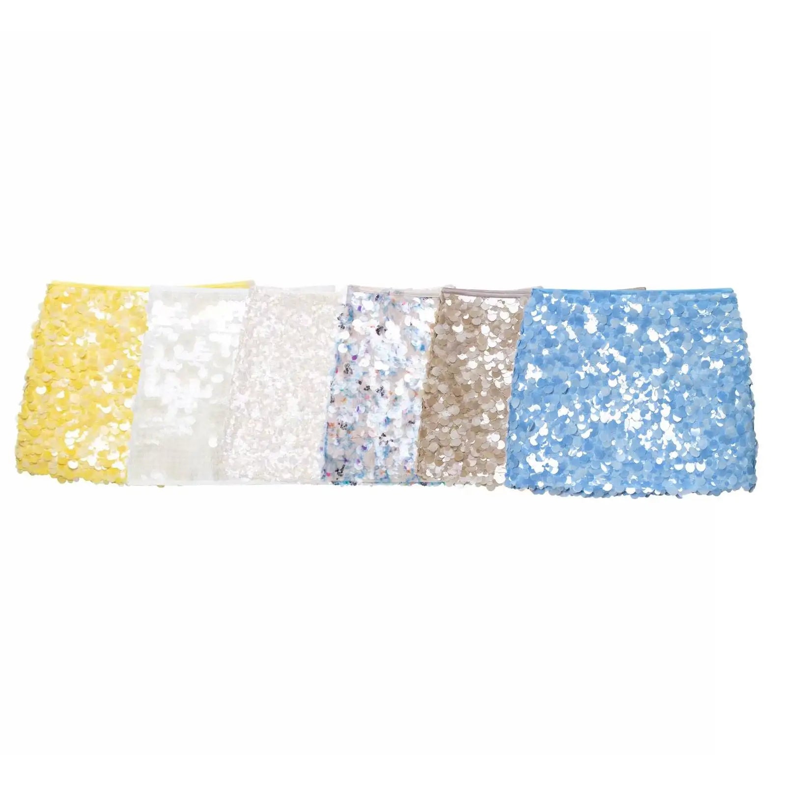 Sexy Woman Sequins Skirt High Waist Versatile Slim Mini Slim Skirts Zipper 2025 Summer Beach Style Women's New Skirt Y2K