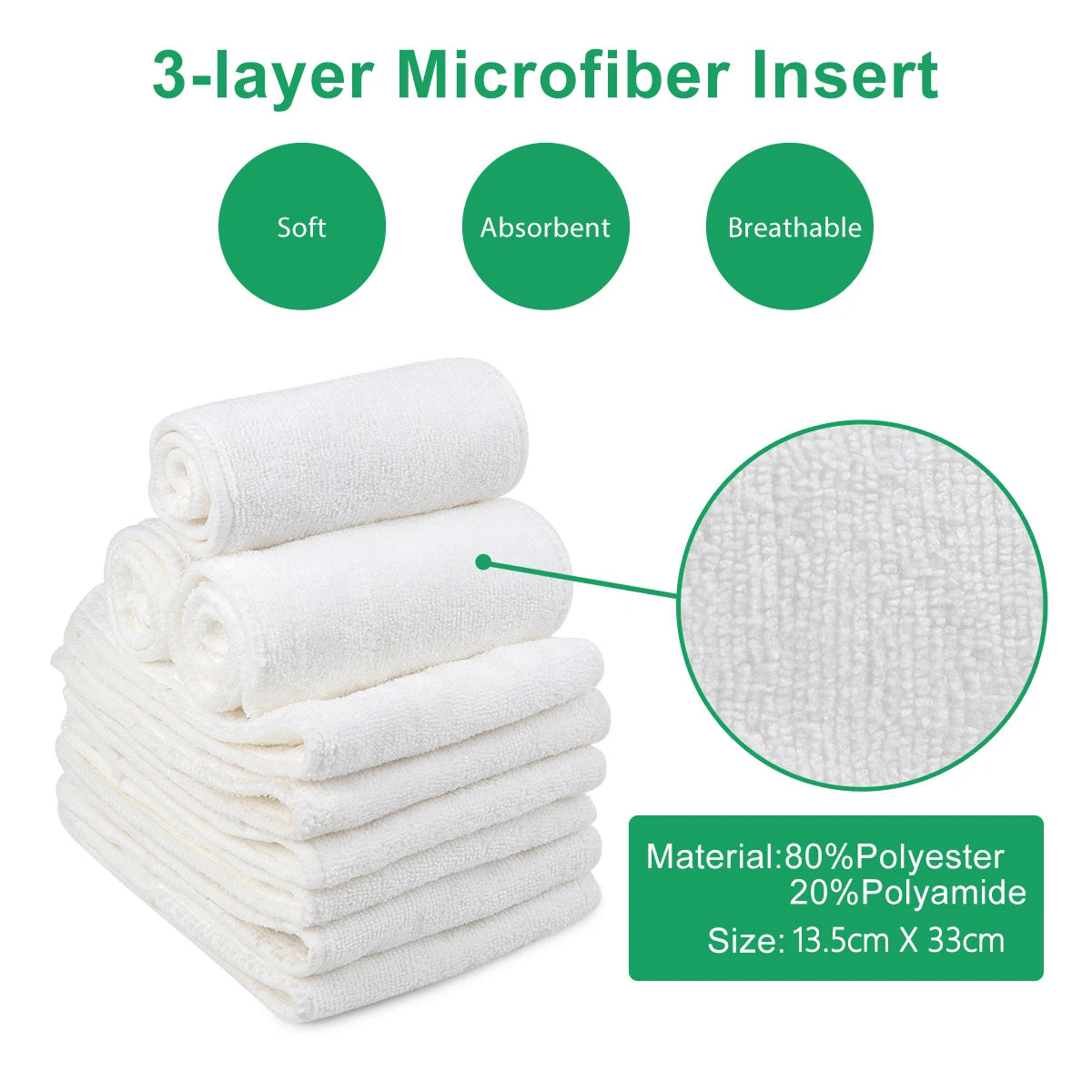 U Pick ALVABABY Digital Position Baby Cloth Diaper Reusable Baby Cloth Nappy with 1pc Microfiber Insert