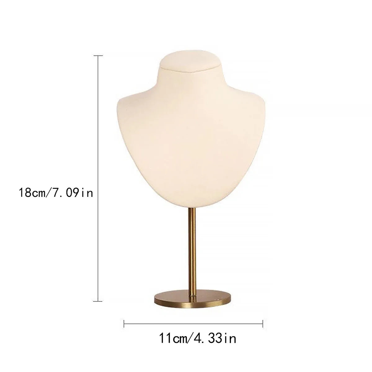 Jewelry Stand Display Necklace Holder T-Bar Plated Metal Tabletop Jewelry Organizer Tower for Show Jewelry Hanging Pendant