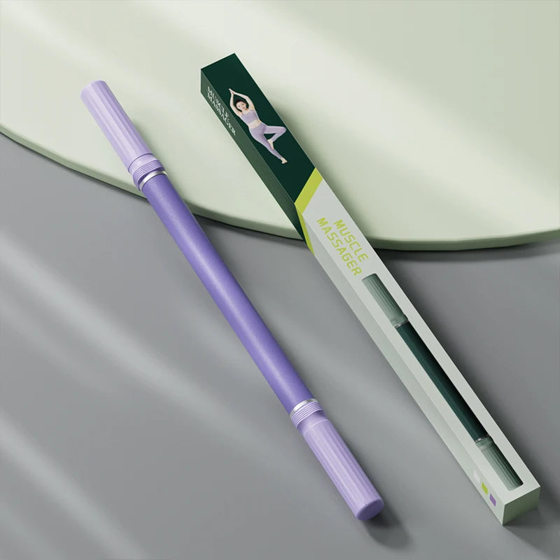 PURPLE Color Deep Tissue Massage Stick – Manual Full Body Roller