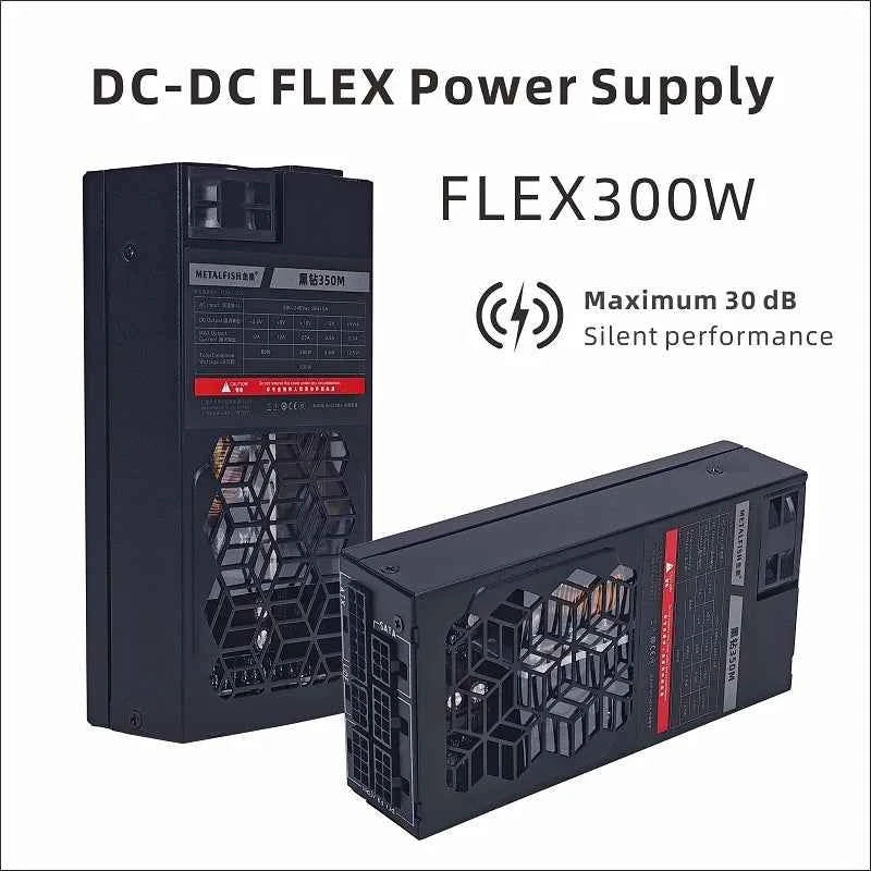 METALFISH Flex 300W Modular Power Supply Small 1U Computer PSU Flex-ATX For ITX Mini PC POS AIO(220V~240V)