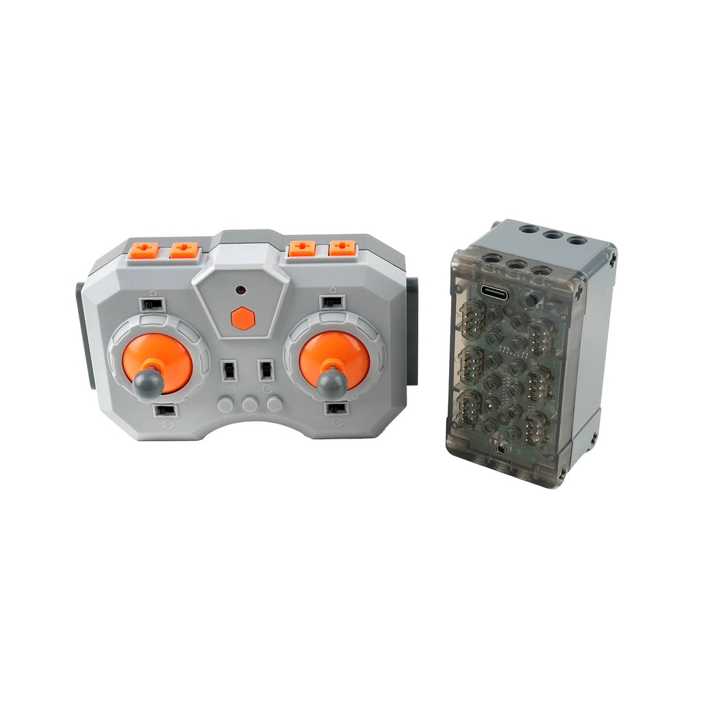 12 Channel Remote Control Rechargeable Lithium Battery Box Kit APP Control Speed Adjustable Powered Module MOC Building Blocks