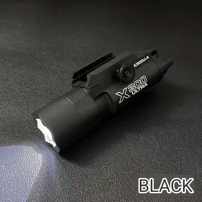 Black Color Tactical Rail Light for Airsoft – Compact 21mm Mount