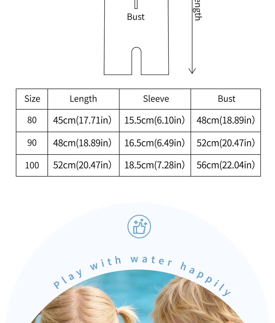 Happyflute Kids Short Sleeve One-Piece Swimsuit Quick Dry Toddler Summer Rash Guard with Shorts ，Sun Protection Suit