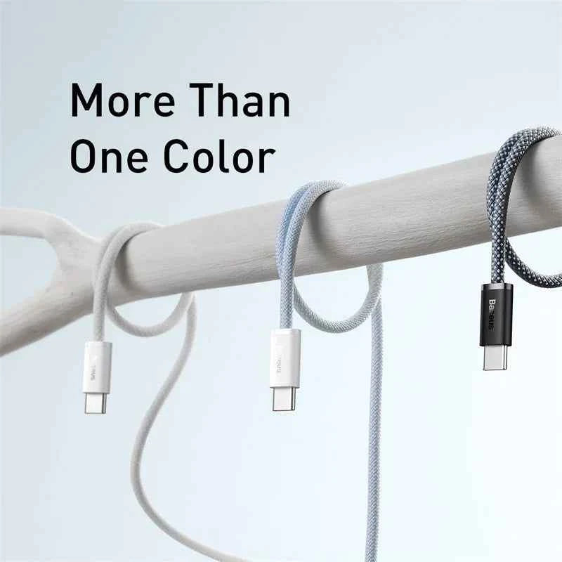 Baseus 100W USB C Cable For iPhone 16 15 Plus Pro Max Type C Cable For Macbook Pro ipad PD Fast Charger Cord Type-C Cable