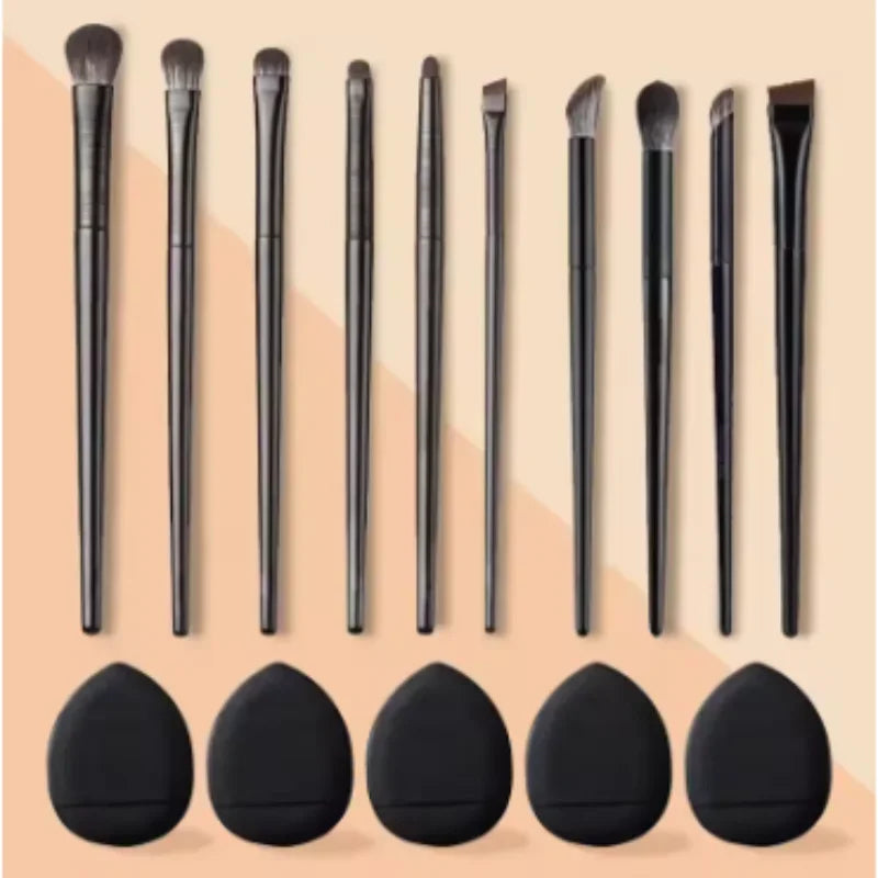 Set Eye Makeup Smudge Undercover Eyeliner Blade Eye Detail Small Makeup Brushes Eye Soft Bristle Eyeshadow Brushes 10-piece