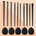 Set Eye Makeup Smudge Undercover Eyeliner Blade Eye Detail Small Makeup Brushes Eye Soft Bristle Eyeshadow Brushes 10-piece