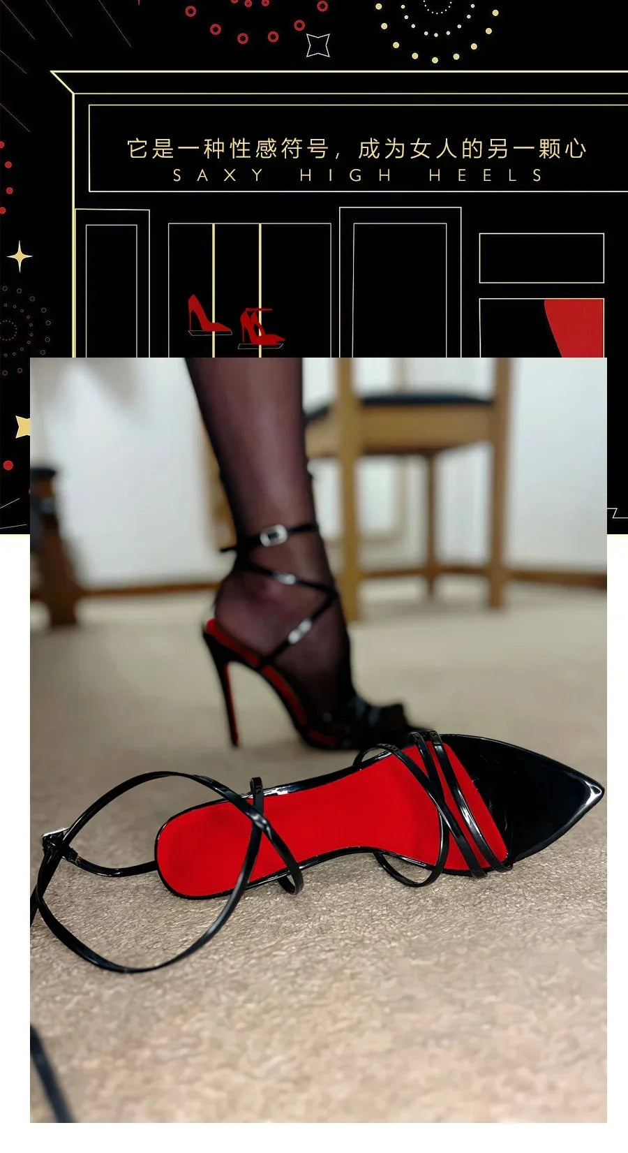 2025 Customized Edition  Silver Pointed Toe Cross Straight Strap Sandals with Thin Heels, Women's Sexy High Heels, Fashion Shoes