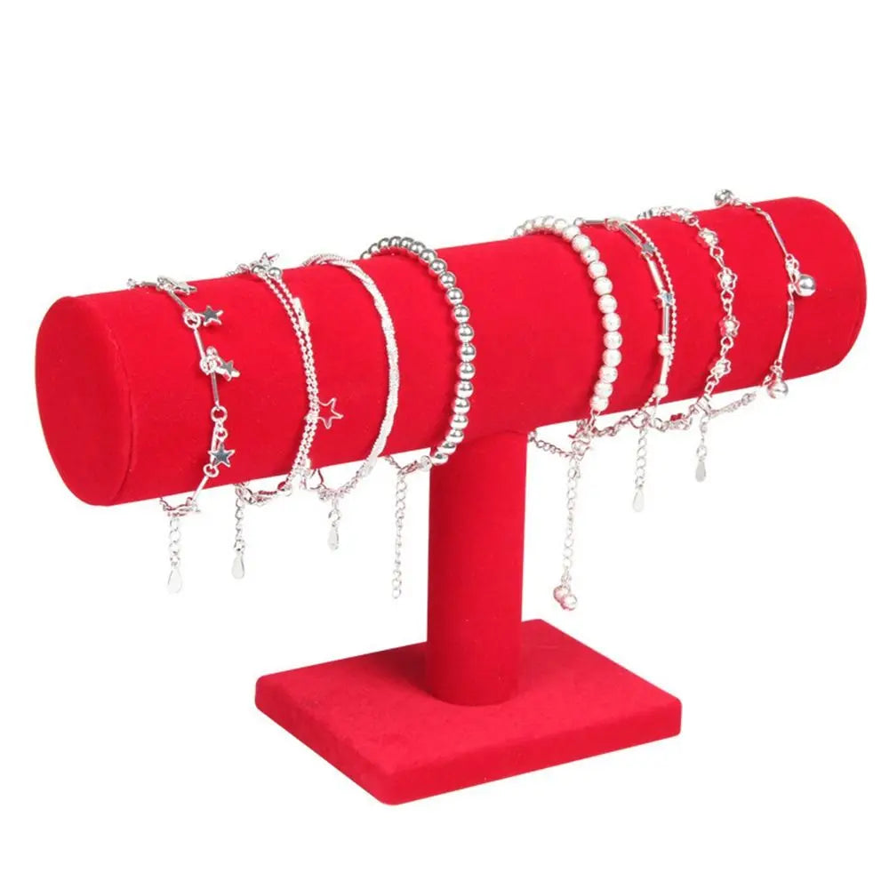 03 Color Velvet Bracelet & Watch Display Stand Jewelry Organizer