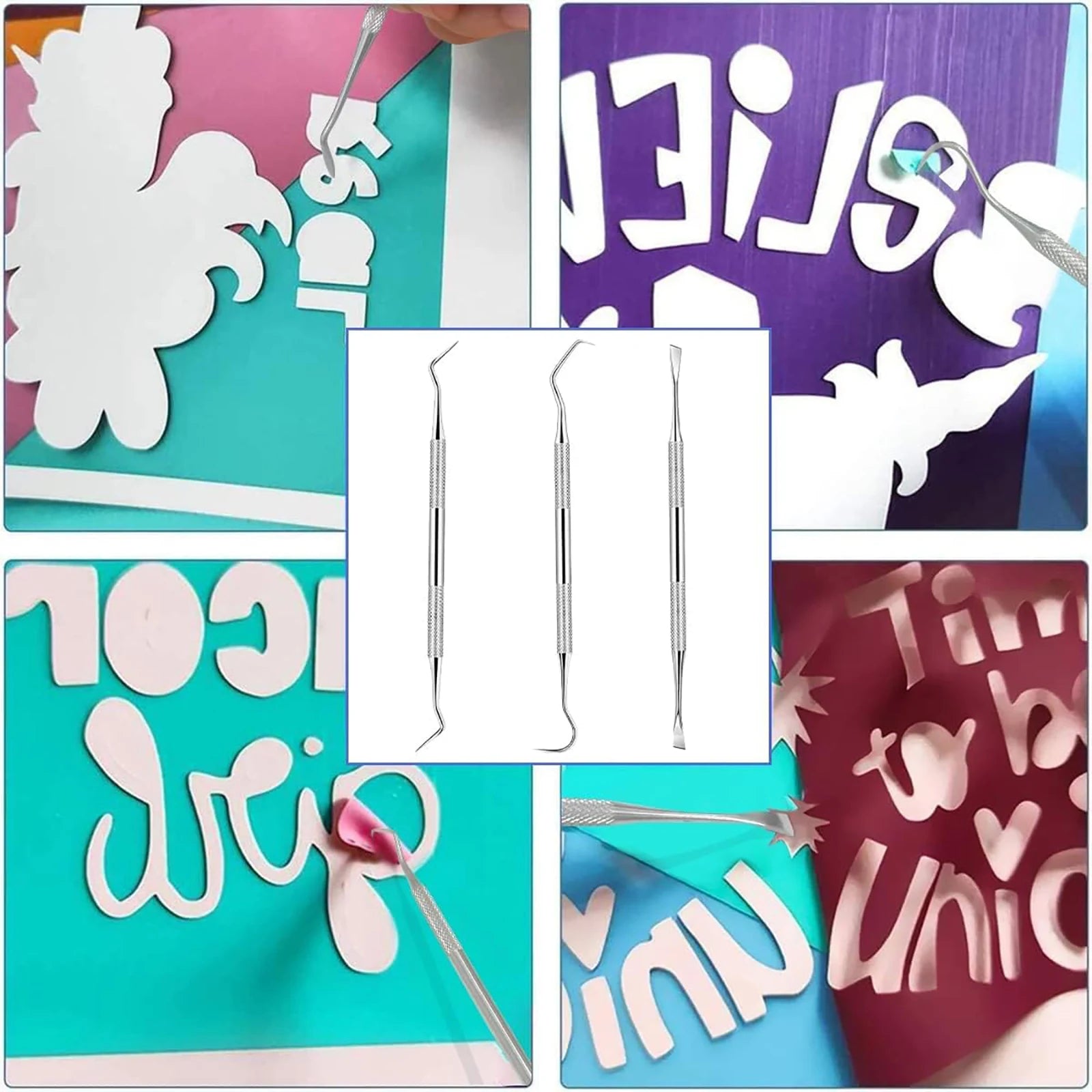 15pcs Weeding Tools Set  For Vinyl Craft Weeding Tools Kits For Cricut Scrapbooking Tools DIY Art Tools Precise Vinyl