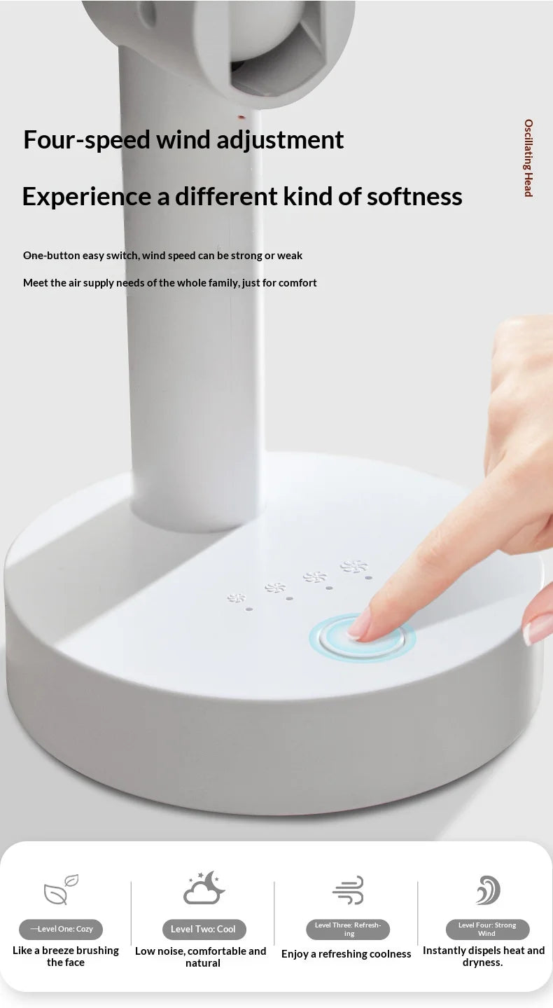 USB PLUG-IN Small Fan Office Desk Electric Fan USB 6-Inch  Desktop Bedside Fan with Long Battery Life