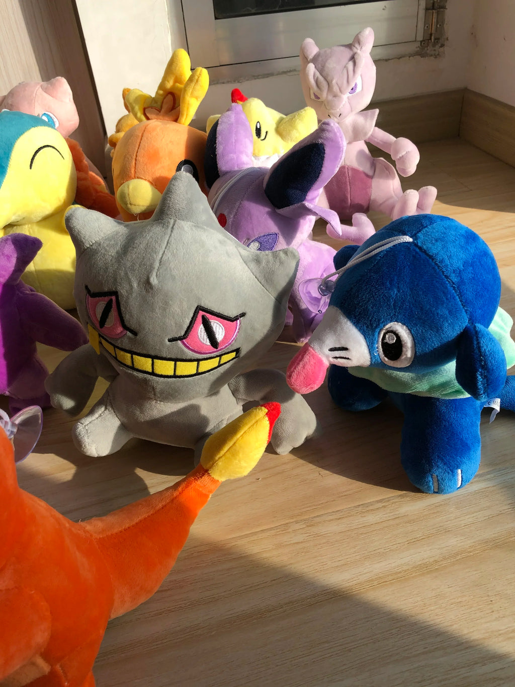 Pikachu Peluche Shiny Charizard XY Stuffed Plush Toy Eevee Garchomp Chikorita Sudowoodo Sprigatito Peluche,Birthday Kids Gifts