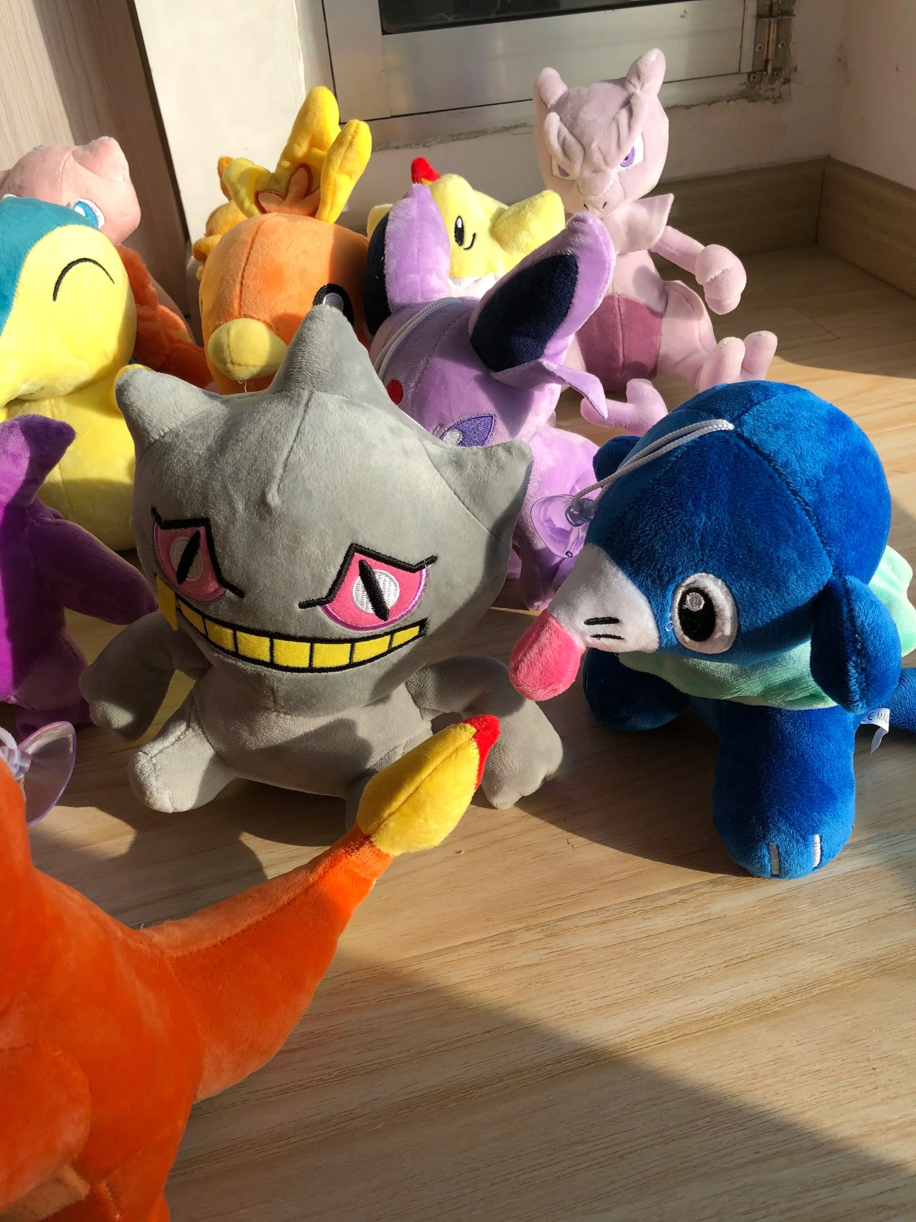 Pikachu Peluche Shiny Charizard XY Stuffed Plush Toy Eevee Garchomp Chikorita Sudowoodo Sprigatito Peluche,Birthday Kids Gifts