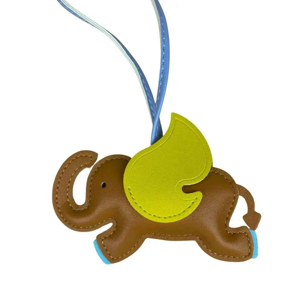 Elephant Bag Charm - Multi-Color Horse Charm Accessory for Purse, Backpack & Keys