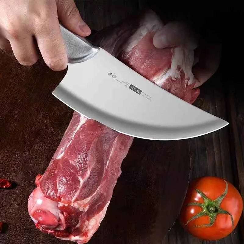 Kitchen boning knife, sharp meat cutting knife, charpener professionel slaughter knife, high-hardness small curved kitchen knife