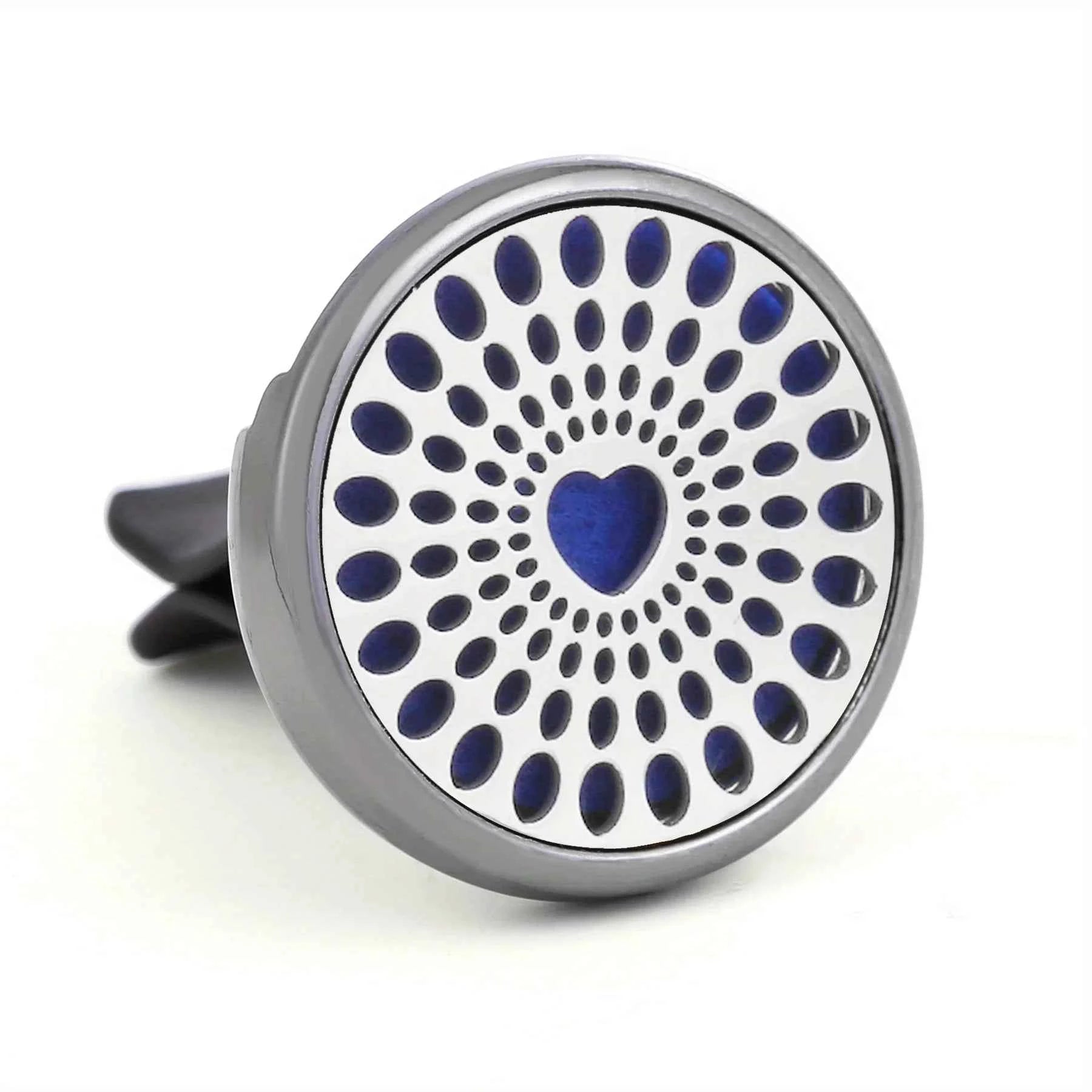 1PC Refillable Car Air Freshener Perfume Diffuser Clip with 10pcs Pads Auto Vent Interior Aromatherapy Diffuser