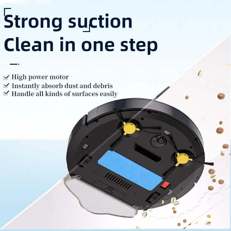 Robot Vacuum Cleaner With Mop – Slim Design, Wet & Dry