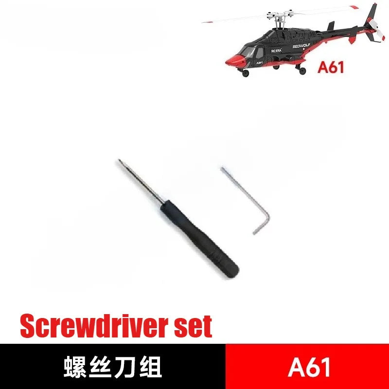 RC ERA A61 RC Helicopter Simulation Original Spare Parts Complete Set Chassis Main Frame Remote Control Blade Receiver Motor