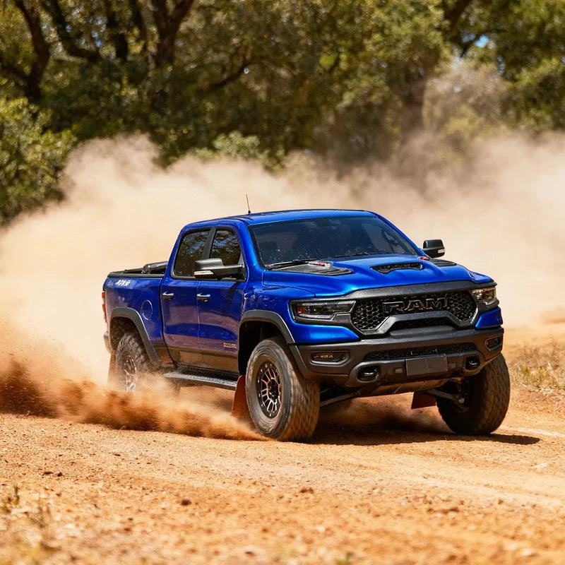 KM Thunder Dodge Tyrannosaurus RAM 1500 Simulation 1/8 Remote Control Electric 4WD Climbing Vehicle Pickup Off road Vehicle