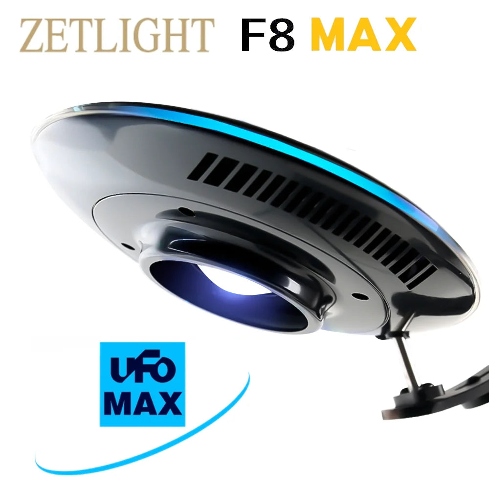 Zetlight UFO F8 Max 96W Smart LED Aquarium Light for Freshwater Planted Tank WRGB Full Spectrum APP Control