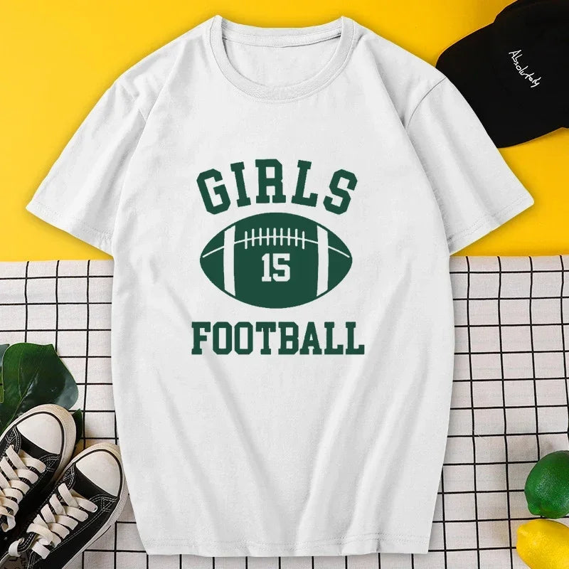 Rachel Green Girls T-shirt Women's Friends TV Show Large Tshirt Retro Beautiful Short sleeved Tshirt