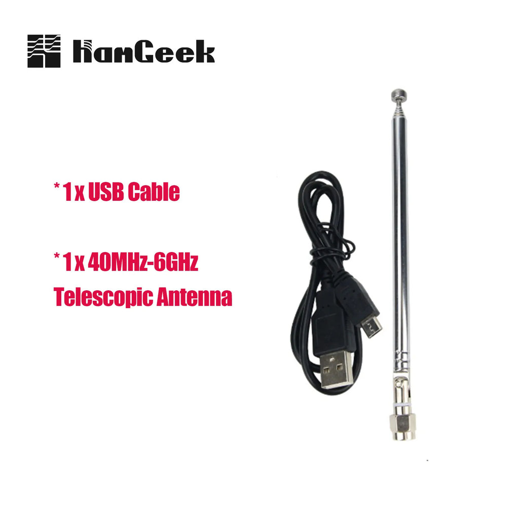 HamGeek R9 SDR Radio + PortaPack H4 + Plastic Shell Assembled+ 1 Antennas + USB Cable