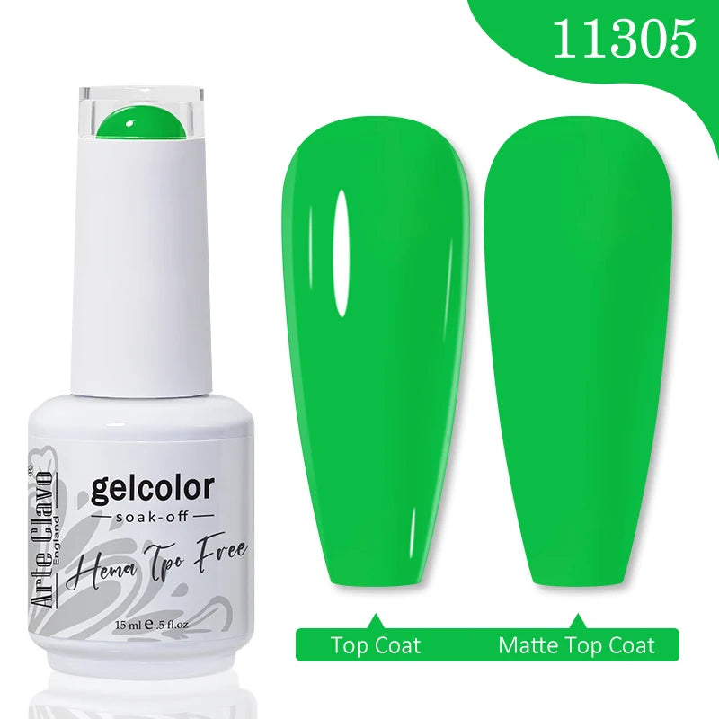 Arte Clavo TPO HEMA FREE Top Quality Discount Price 131 Colors Nail Gel Polish New Formula Nail Gel 15ml Bottle UV Gel Varnish