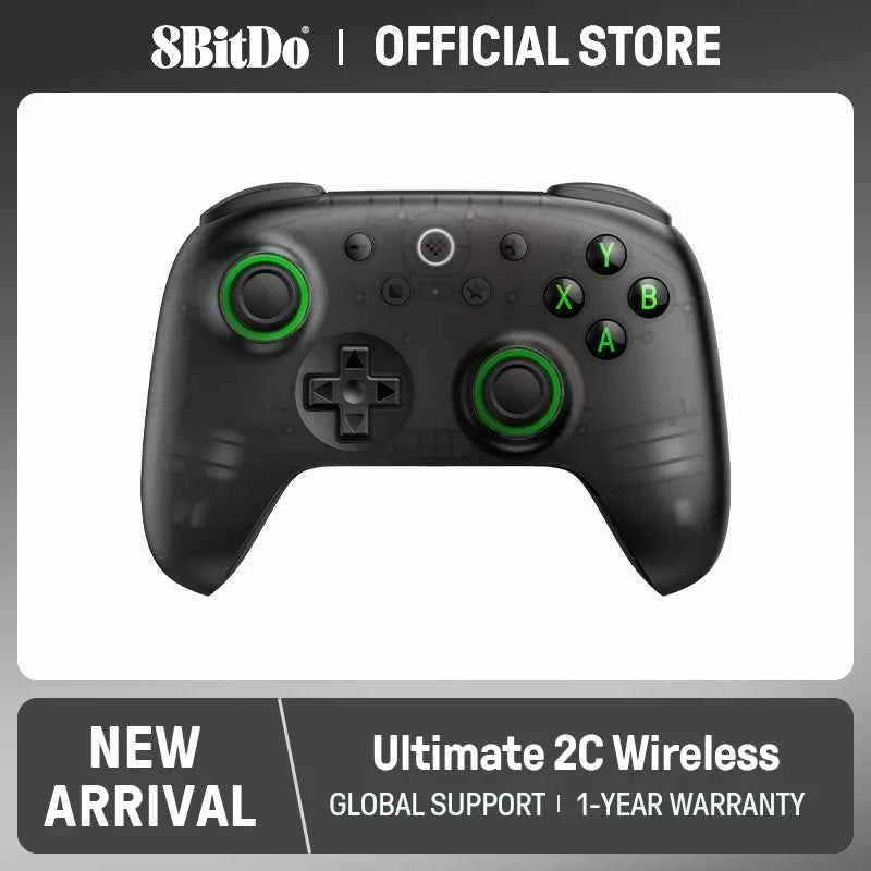 8BitDo - Ultimate 2C Wireless Gaming Controller for PC, Windows 10, 11, Steam Deck, Raspberry Pi, Android