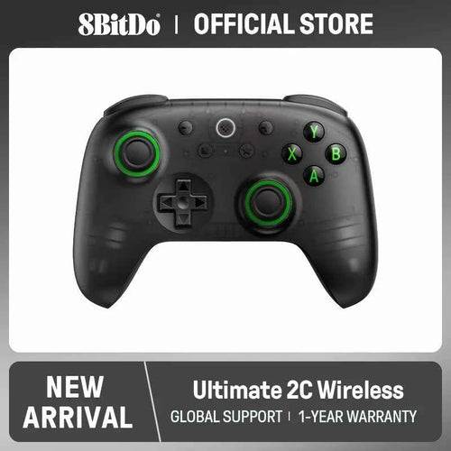 8BitDo - Ultimate 2C Wireless Gaming Controller for PC, Windows 10, 11, Steam Deck, Raspberry Pi, Android