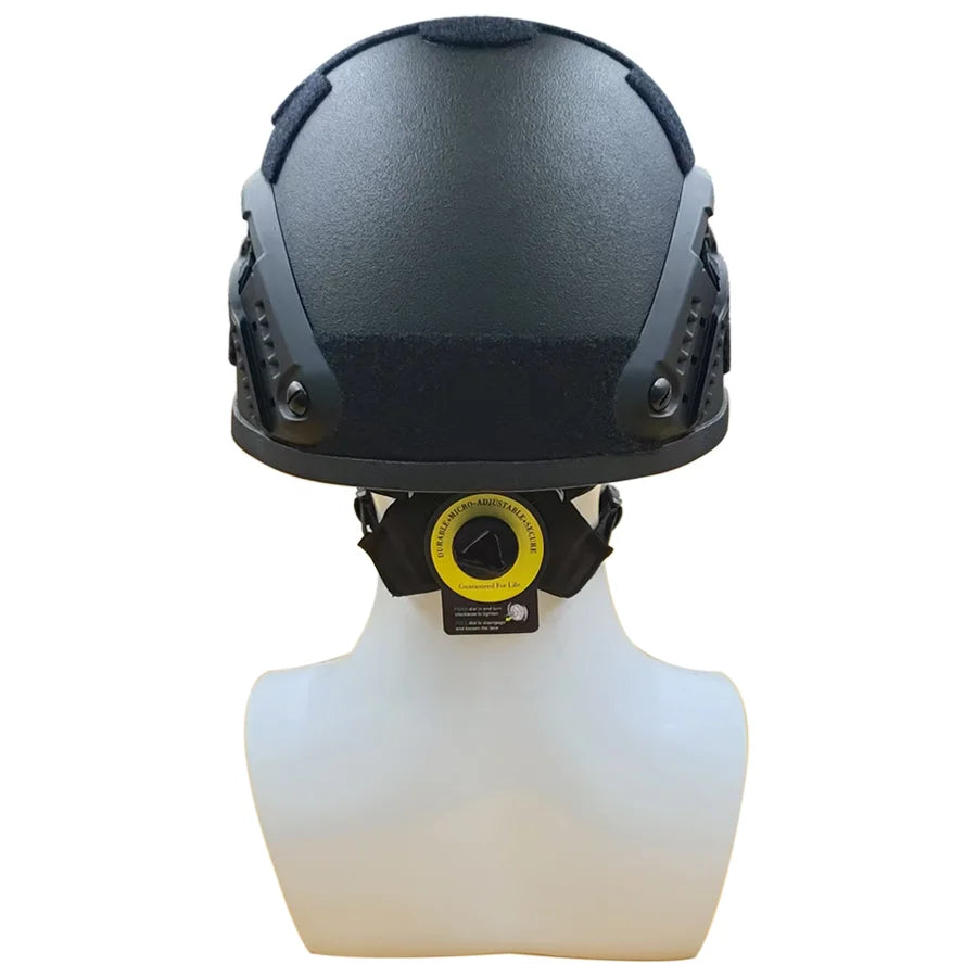 MICH Tactical Helmet with riot and impact protection. Built for field combat and military training.