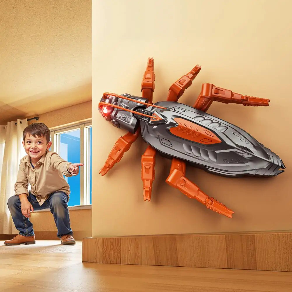 Remote Control Wall Climbing Gecko Robot Toy for Kids, Rechargeable, Christmas Novelty Gift, Anti-Fall Design, Easy to Operate