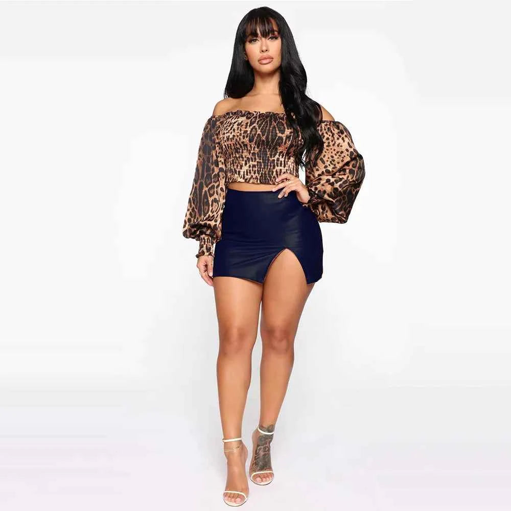 2025 Women Leather Night Clubwear Skirts Summer Pure Color PU-leather Zipper Sexy Hip Leather Mini Skirts