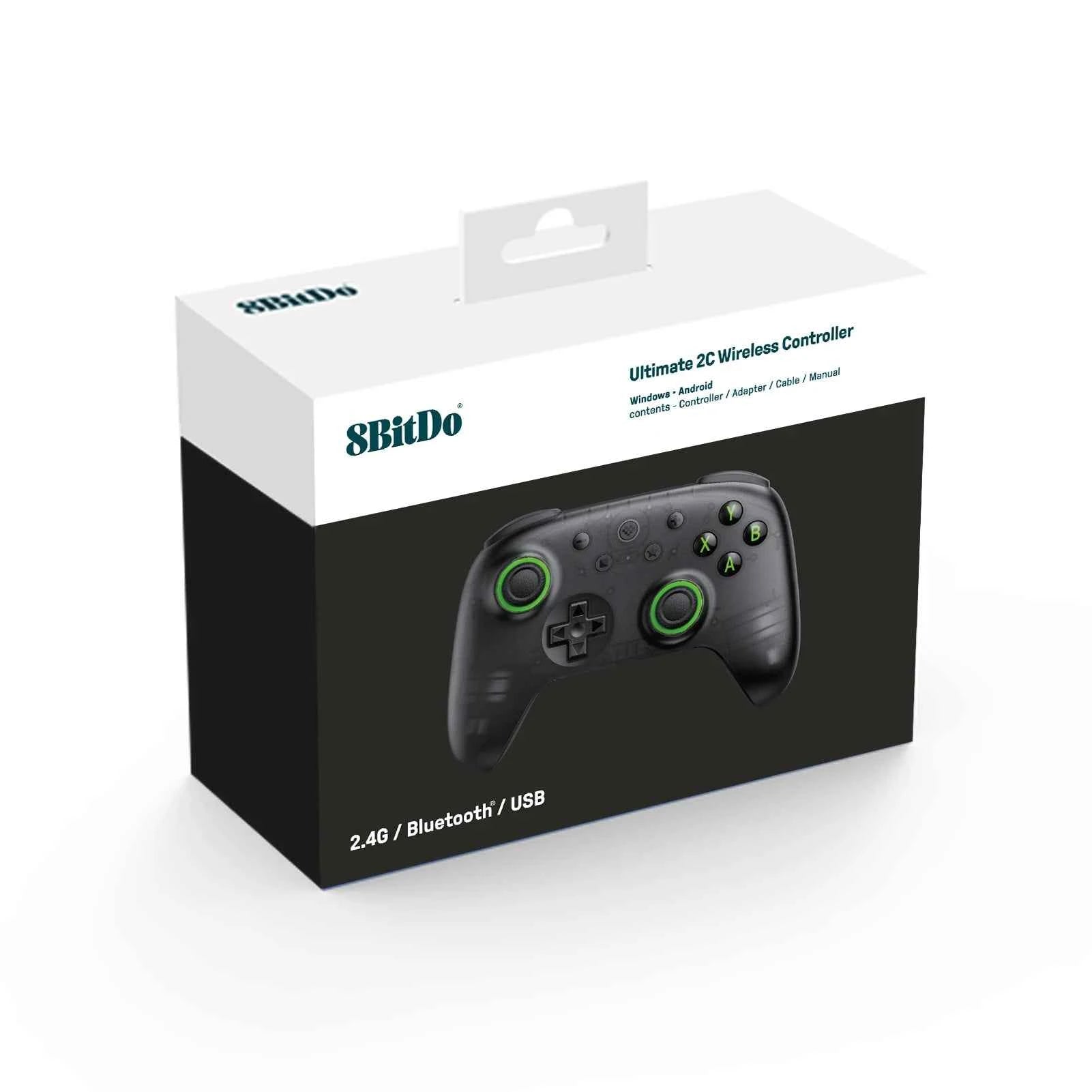 8BitDo - Ultimate 2C Wireless Gaming Controller for PC, Windows 10, 11, Steam Deck, Raspberry Pi, Android
