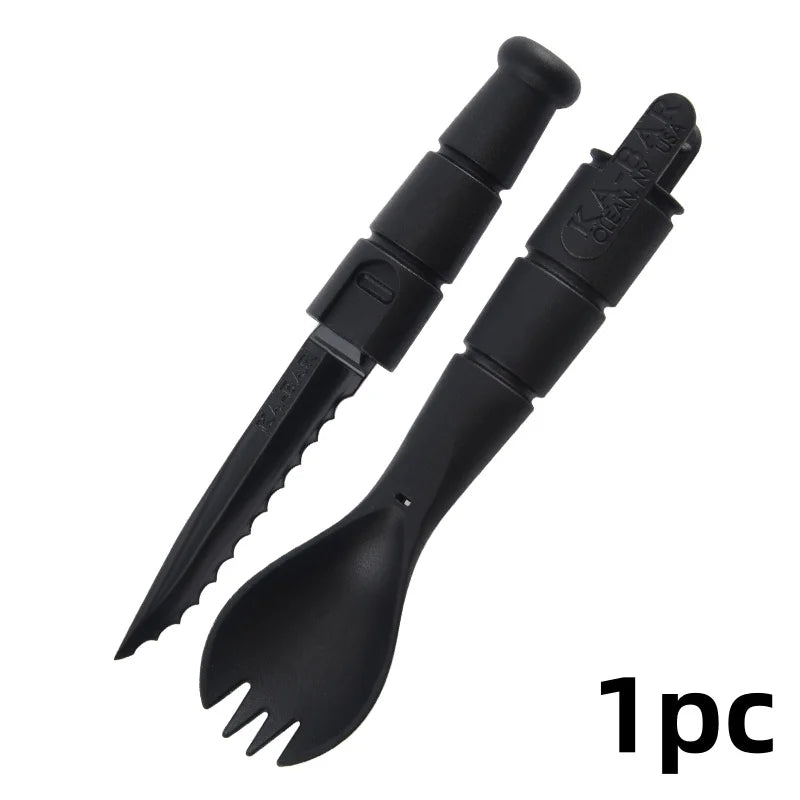 Outdoor small tools, tactical forks and spoons, EDC mini supplies, outdoor multi-functional tools