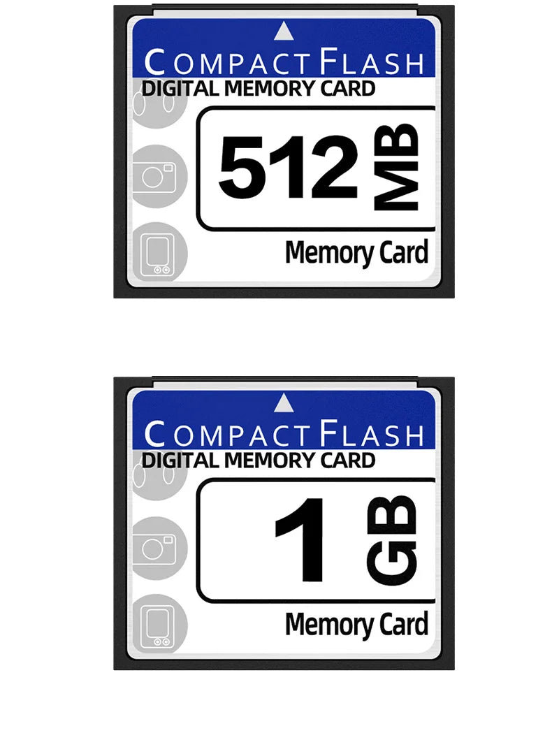 CF Memory Card 64GB 32GB 16GB 8GB Compact Flash Digital Memory Card 4GB 2GB 1GB 512MB High Speed Flash Card For Camera