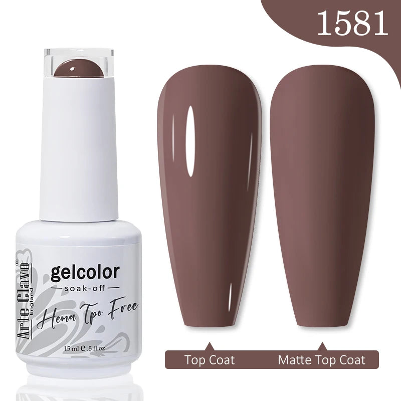 Arte Clavo TPO HEMA FREE Top Quality Discount Price 131 Colors Nail Gel Polish New Formula Nail Gel 15ml Bottle UV Gel Varnish